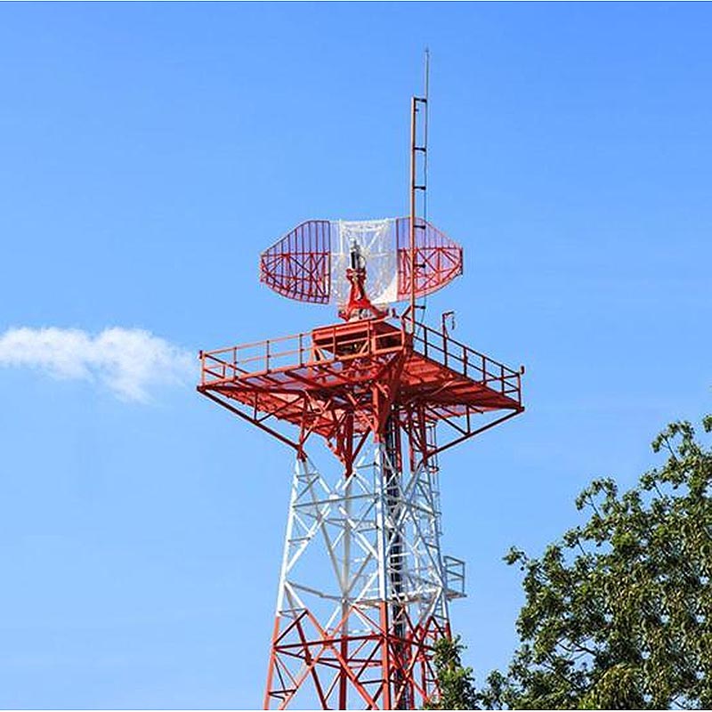 Torre de radar de detección de aeropuerto de cuatro columnas