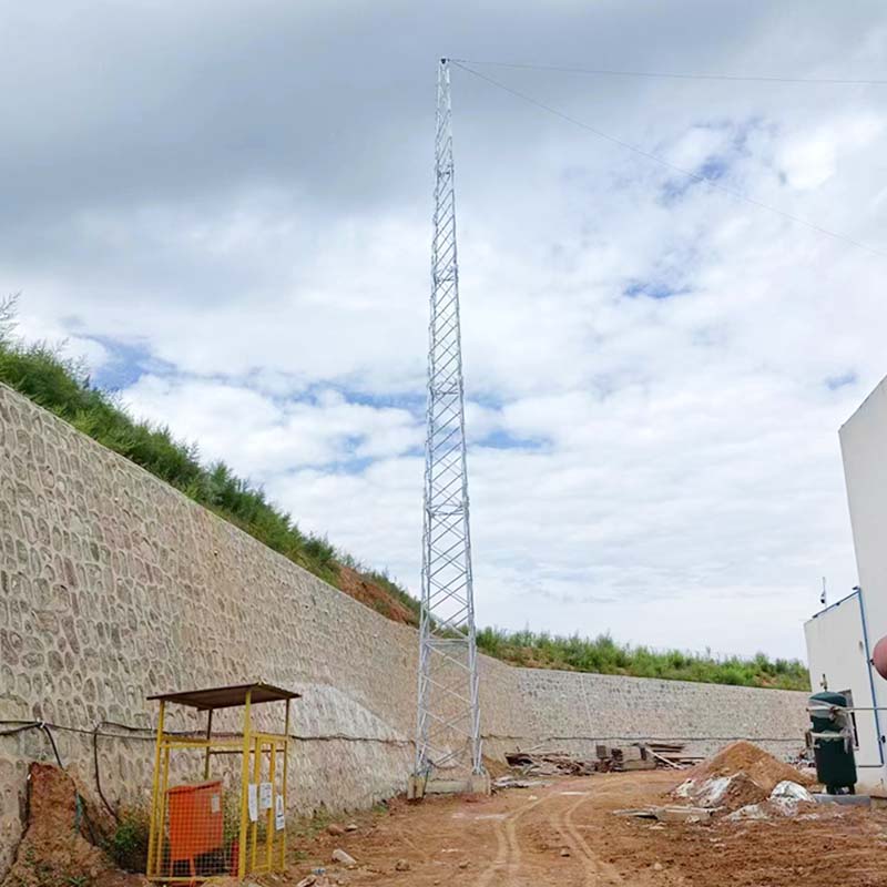 Torre de protección contra rayos de techo de esquina de cuatro columnas