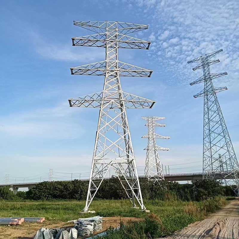 Torre de energía de línea de transmisión