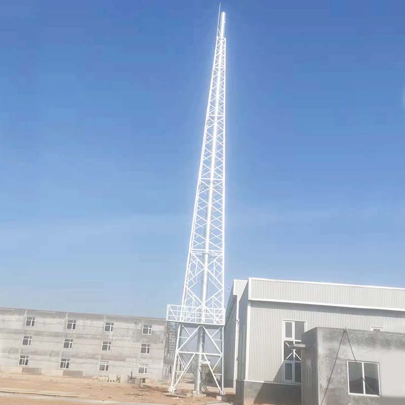 Torre de protección contra rayos de acero triangular GFL galvanizada en caliente