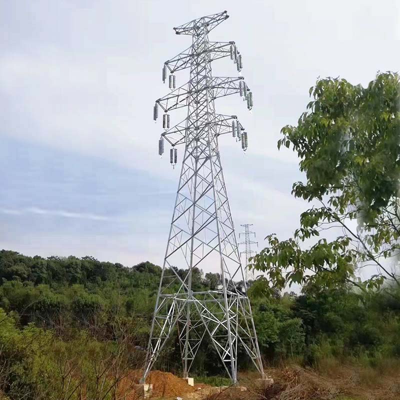 Torre de tubería de acero eléctrica galvanizada en caliente