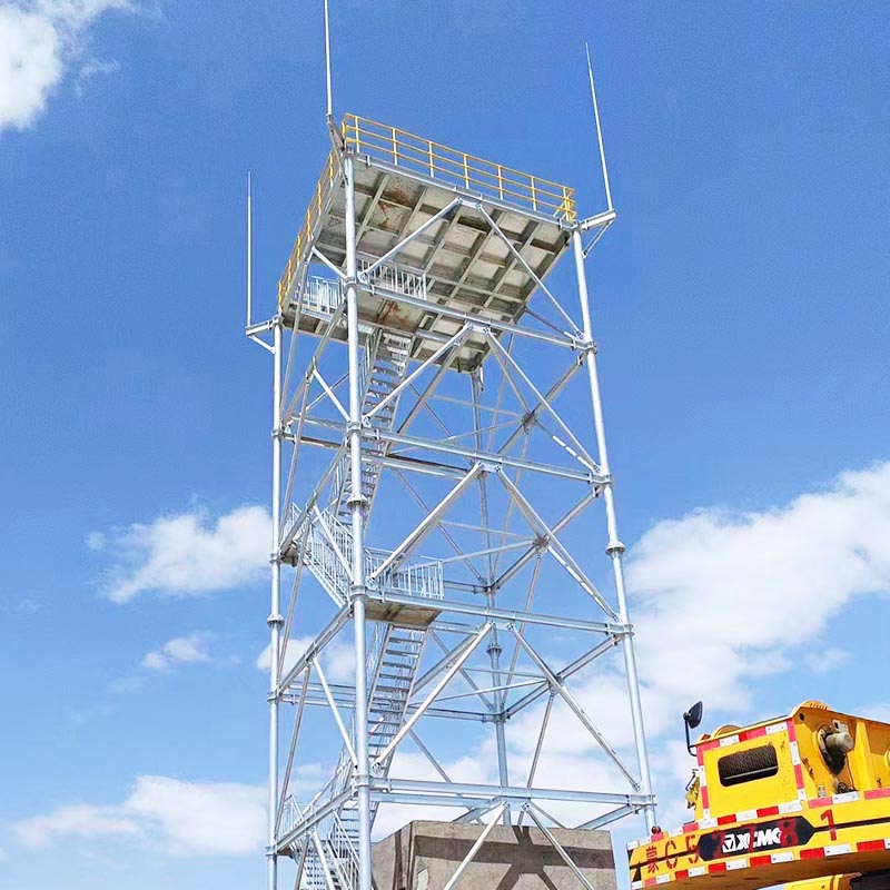 Torre de radar de estructura de acero